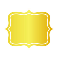 Vintage Labels and Gold frame design.