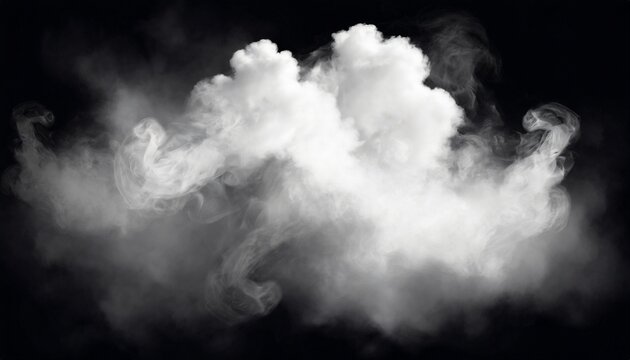 realistic white cloud or smoke white fog or smoke on background image
