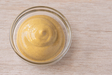 Dijon Mustard in a Bowl
