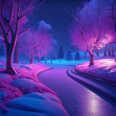 winter's night, Generative AI
