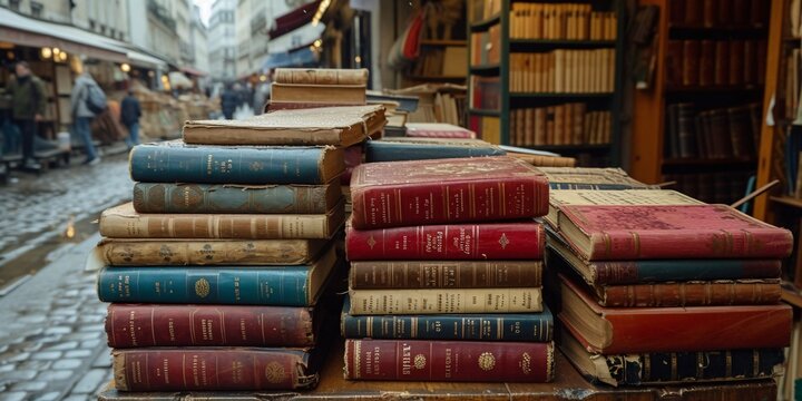 Antique literature found in a Paris flea market.