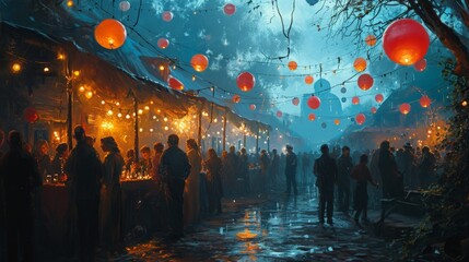 Fototapeta premium Festive Twilight