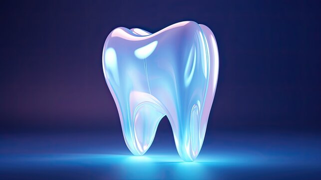 Detailed imagery of futuristic teeth anatomy, illustrating potential advancements in dental science and research.