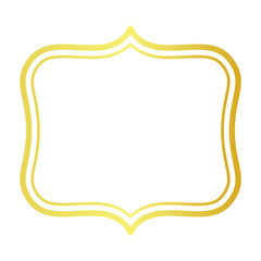 line Vintage Labels and Gold frame design.