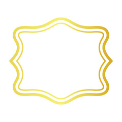 line Vintage Labels and Gold frame design.