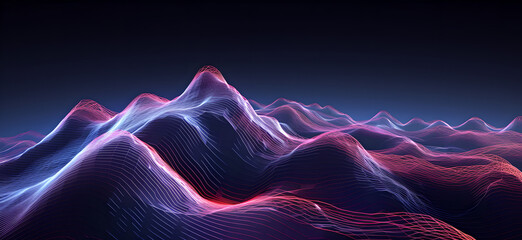 Abstract background , a scene that expresses the new era of data visualization combines data science with visual management design	