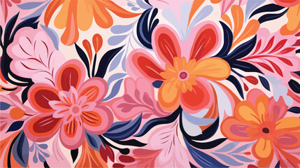 Fototapeta na wymiar Abstract floral spring-summer pattern.