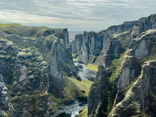 Gordijnen beautiful landscapes in Iceland © MdelCarmen