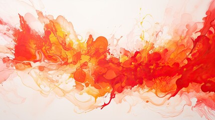 an abstract splatter watercolor of ink painting