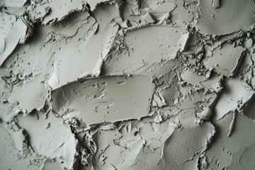 Cosmetic gray texture kaolin clay mask background