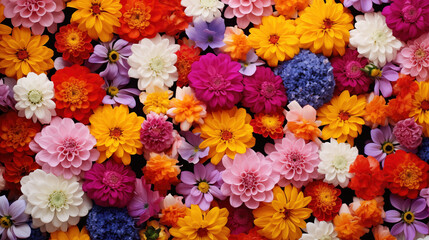 Fototapeta na wymiar beautiful painting inspired flower wallpaper, a lot of them