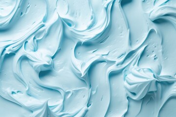 Obraz premium Light blue play dough as background top view