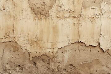 Fototapeta premium Traditional house wall texture in brown beige sandy color.