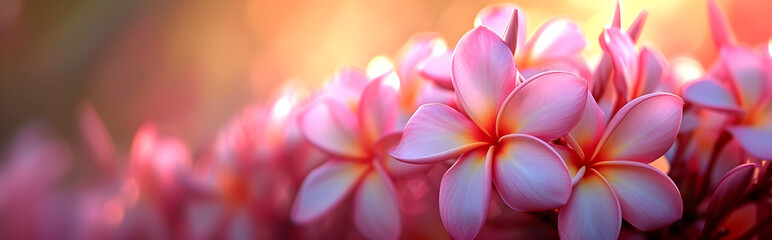 A tropical frangipani plumeria flower from Bali, representing the beauty and relaxation of a tropical holiday.