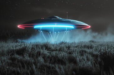 ufo in the night