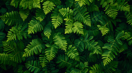 Close-Up of a Vibrant Green Leaf Cluster