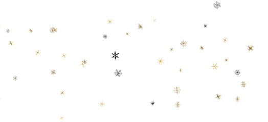 Obraz premium Gentle Snow Drift: Mind-Blowing 3D Illustration of Falling Holiday Snowflakes