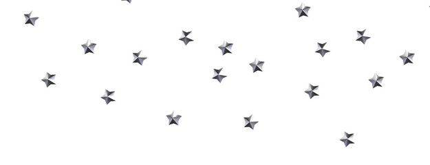 Cosmic Overture: Step Into the Allure of a 3D Gold Stars Rainfall