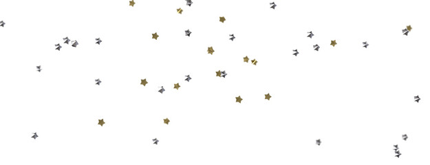 XMAS Stars - Festive christmas card. Isolated illustration white background. -