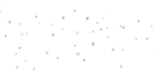 Frosty Snowfall: Mesmeric 3D Illustration Depicting Descending Holiday Snowflakes