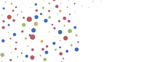 Multicolored paper confetti on transparent background. Realistic confetti flying. Colorful scattered items to holiday decorations.