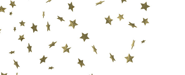 Obraz premium XMAS Stars - A gray whirlwind of golden snowflakes and stars. New