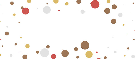 Multicolored paper confetti on transparent background. Realistic confetti flying. Colorful scattered items to holiday decorations.