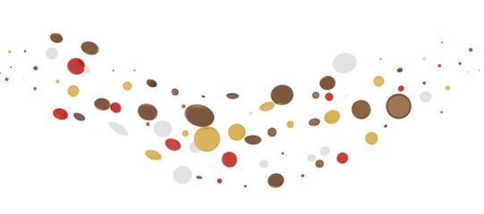 silver confetti explosion festive background