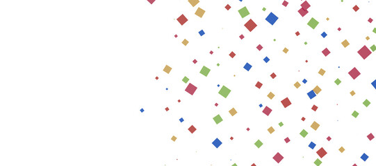 Confetti, paper triangle on the floor, fancy, colorful, celebration party