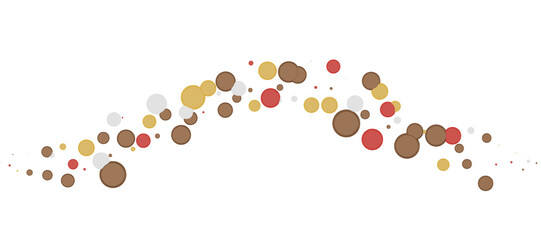silver confetti explosion festive background