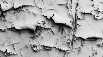 Close Up of Peeling Paint on Wall