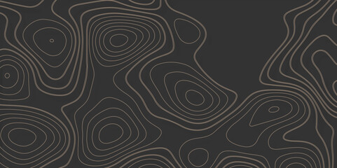 Background of the topographic map. Topographic map lines, contour background. Geographic abstract grid. vector illustration.