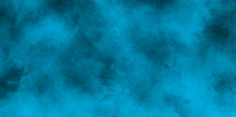 Fototapeta na wymiar Abstract blue smoke on black background, old style dark blue grunge texture, brush painted blue background used in weeding card, cover, graphics design and web design.