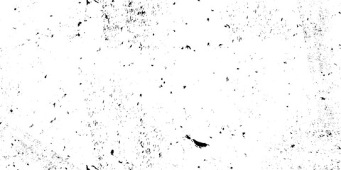 Black grainy texture isolated on white background. Dust overlay. Dark noise granules. graffiti paint splatter pattern in black over white
