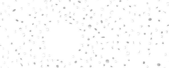 Elegant Embrace: Mesmerizing 3D Illustration Depicting Swirling silver Confetti