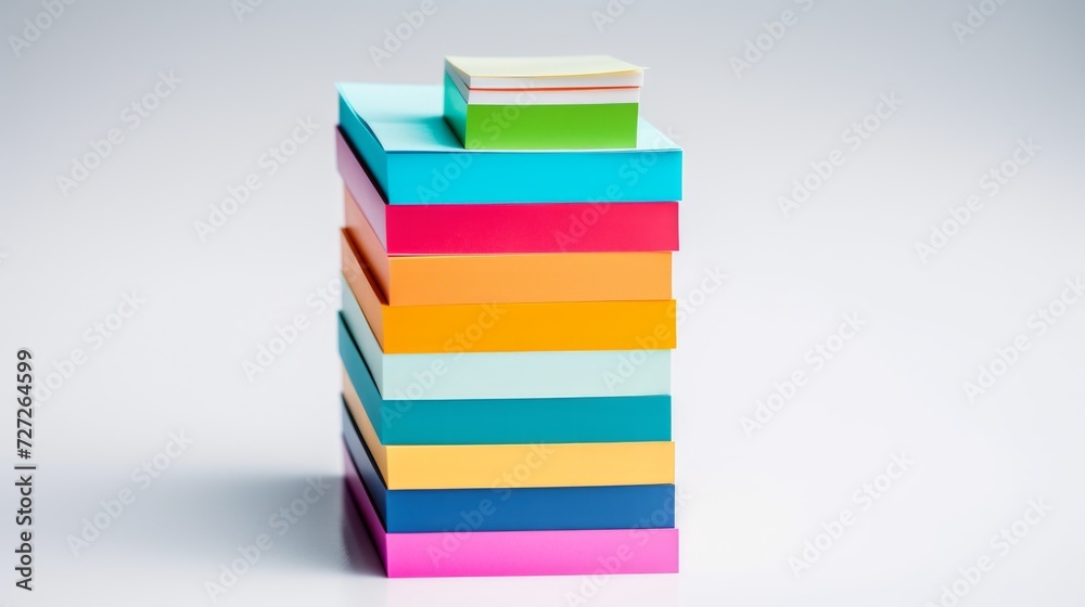 Aufkleber collection of sticky page markers generative ai