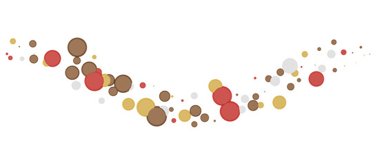 silver confetti explosion festive background