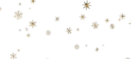 Enchanting Snowfall: Spectacular 3D Illustration Showcasing Falling Holiday Snowflakes