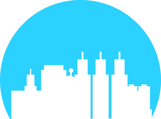 Fototapeta premium City Skyline Illustration 
