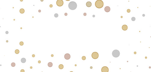 Radiant Festivity: Spectacular 3D Illustration Showcasing Radiating gold Confetti