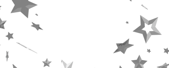 Silver stars falling from the sky. Abstract arc background. Glitter pattern for banner.
