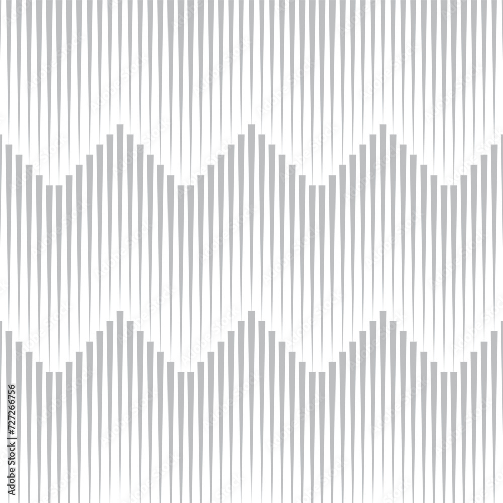 Poster abstract monochrome repeatable vertical grey line wave pattern.