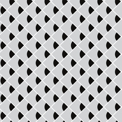 abstract seamless repeatable black grey stylish pattern art.