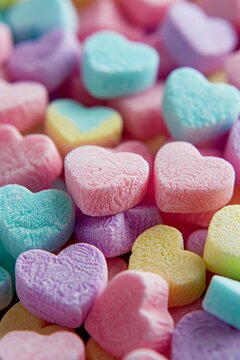 heart shaped candy