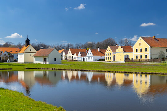 Zabori village monument reserve, Southern Bohemia, Czech Republic
