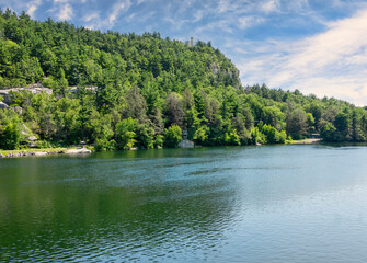 Lake Mohonk, Mohonk Mountain House in Catskill Mountains