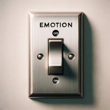 Conceptual Emotion Switch in Off Position
