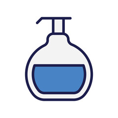 toner icon with white background vector stock illustration