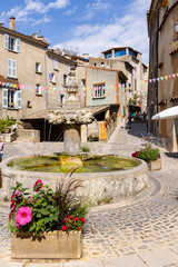 Fototapeta na wymiar Typical Provencal architecture, Puimichel, Provence, France