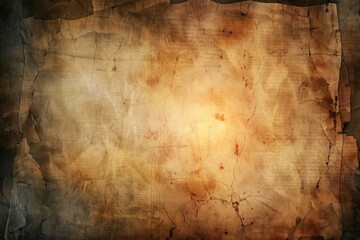 Vintage paper with glowing center and grunge vignette.